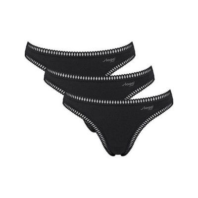 STRING SLOGGI GO CRUSH ΜΑΥΡΟ 3TMX 