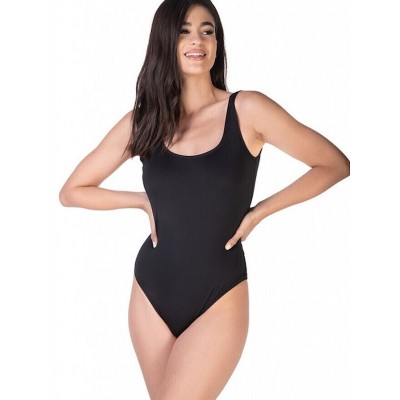 ΜΑΓΙΟ ΟΛΟΣΩΜΟ  ‘FASHION SOLIDS’ BLU4U ΜΑΥΡΟ