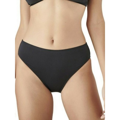 ΜΑΓΙΟ BLU4U 'SOLIDS' ΕΛΑΦΡΩΣ ΨΗΛΟΜΕΣΟ BIKINI SLIP ΜΑΥΡΟ