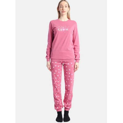 ΠΥΤΖΑΜΑ ΒΑΜΒΑΚΕΡΗ DREAMS GLOW ΣΑΠΙΟ ΜΗΛΟ