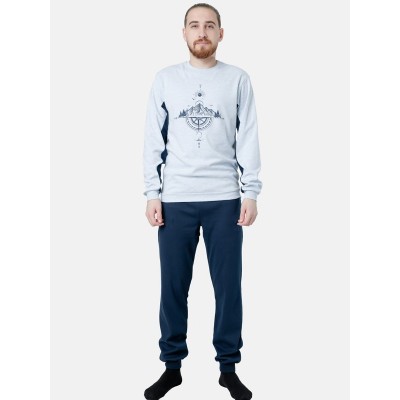 ΠΥΤΖΑΜΑ ΒΑΜΒΑΚΕΡΗ DREAMS ΣΙΕΛ/ΜΑΡΙΝ