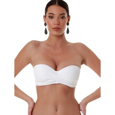 ΜΑΓΙΟ BLUEPOINT 'SOLIDS' STRAPLESS ΛΕΥΚΟ CUP D 