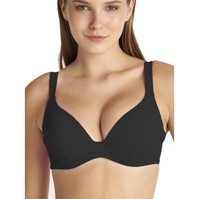 ΜΑΓΙΟ BLU4U 'SOLIDS' PUSH UP ΜΑΥΡΟ CUP C