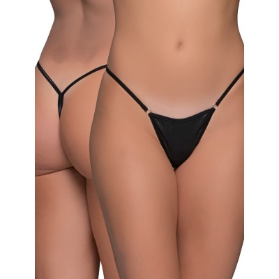 STRING ΜΑΥΡΟ MILENA BY PARIS   