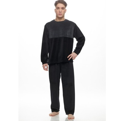 ΠΥΤΖΑΜΑ ΒΕΛΟΥΔΟ GALAXY  ΜΑΥΡΟ