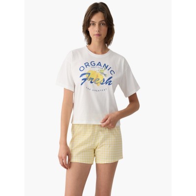 ΠΥΤΖΑΜΑ ΒΑΜΒΑΚΕΡΗ MINERVA LEMON ΕΚΡΟΥ