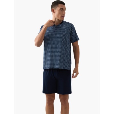 ΠΥΤΖΑΜΑ RHOMBUS MINERVA ΜΑΡΙΝ/ΣΙΕΛ 