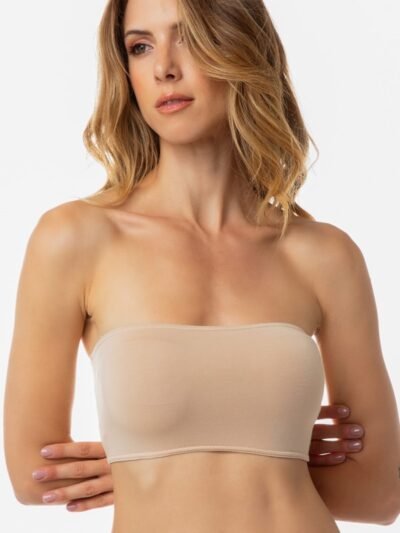 Μπουστάκι  Μινέρβα strapless Μπεζ