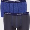 Boxer Sloggi Hipster 2 τεμ.  Μπλε ηλεκτρίκ/Ανθρακί