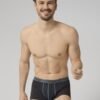 Boxer Sloggi Hipster 2 τεμ. Γκρι σκούρο/Ανθρακί - Image 5