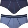 Slip Sloggi Midi 2 τεμ.  Σιέλ/Σκούρο μπλε