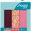 Sloggi 24/7 Weekend Hipster V002  Μπορντώ/Print/Ανοιχτό ροζ - Image 4