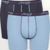 Boxer Sloggi Short 2 τεμ.  Μπλε/Ανοιχτό Σιέλ