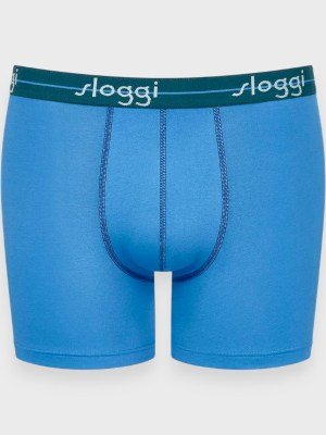 Boxer Sloggi Short 2 τεμ. Πετρόλ/Σιέλ ανοικτό - Image 7