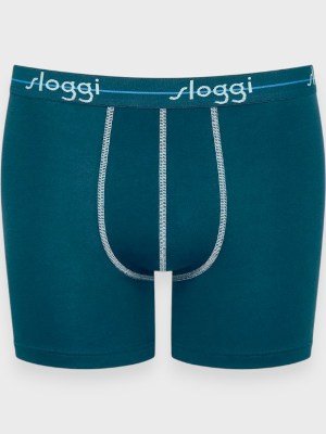 Boxer Sloggi Short 2 τεμ. Πετρόλ/Σιέλ ανοικτό - Image 6