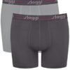 Boxer Sloggi Short 2 τεμ.  Ανθρακί/Γκρι ανοικτό