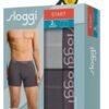 Boxer Sloggi Short 2 τεμ. Ανθρακί/Γκρι ανοικτό - Image 2