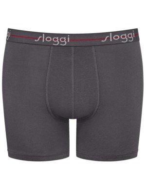 Boxer Sloggi Short 2 τεμ. Ανθρακί/Γκρι ανοικτό - Image 3