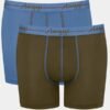 Boxer Sloggi Short 2 τεμ.  Χακί/Γαλάζιο