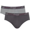 Slip Sloggi Midi 2 τεμ.  Ανθρακί/Γκρι ανοικτό