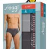 Slip Sloggi Midi 2 τεμ. Ανθρακί/Γκρι ανοικτό - Image 5