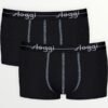 Boxer Sloggi Hipster 2 τεμ.  Μαύρο