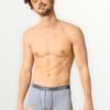 Boxer Sloggi Hipster 2 τεμ. Μαύρο/Γκρι μελανζέ - Image 3