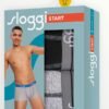 Boxer Sloggi Hipster 2 τεμ. Μαύρο/Γκρι μελανζέ - Image 6