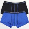 Boxer Sloggi Hipster 2 τεμ. Μαύρο/Ρουά - Image 3
