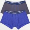 Boxer Sloggi Hipster 2 τεμ. Μπλε ηλεκτρίκ/Ανθρακί - Image 2