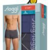Boxer Sloggi Hipster 2 τεμ.  Μωβ/Ανθρακί με σχέδιο - Image 2