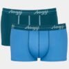 Boxer Sloggi Hipster 2 τεμ.  Πετρόλ/Σιέλ