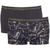 Boxer Sloggi Hipster 2 τεμ.  Ανθρακί/Ανθρακί με σχέδιο