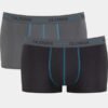 Boxer Sloggi Hipster 2 τεμ.  Γκρι σκούρο/Ανθρακί