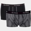 Boxer Sloggi Hipster 2 τεμ.  Μαύρο/Ριγέ