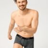 Boxer Sloggi Hipster 2 τεμ. Μαύρο/Ριγέ - Image 5