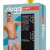 Boxer Sloggi Hipster 2 τεμ. Μαύρο/Ριγέ - Image 6