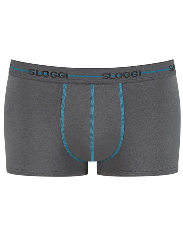 Boxer Sloggi Hipster 2 τεμ. Γκρι σκούρο/Ανθρακί - Image 3