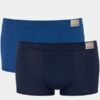 Boxer Sloggi Hipster Go Natural 2 τεμ.  Μπλε σκούρο/Ρουά