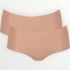 Sloggi Microfibre Short Χωρίς Ραφές 2 τεμ. Μπεζ - Image 5