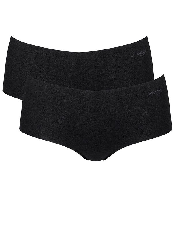 Sloggi Microfibre Short Χωρίς Ραφές 2 τεμ. Μαύρο - Image 2