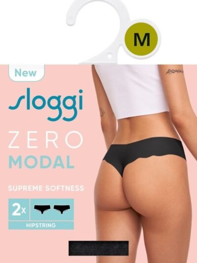 Sloggi Modal Hipstring Χωρίς Ραφές 2 τεμ. Μαύρο