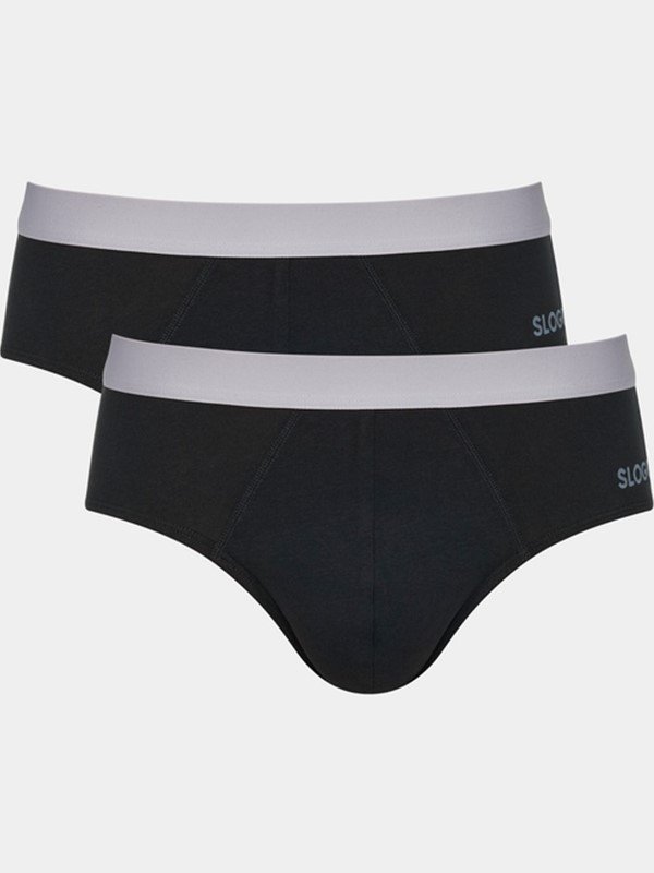 Slip Sloggi Men Go ABC 2 τεμ. Μαύρο