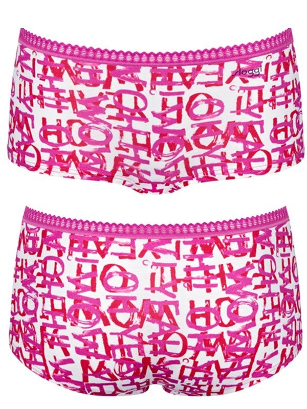 Sloggi Go Crush Short 3 τεμ. M020 Φούξια/Λιλά/Εμπριμέ - Image 5