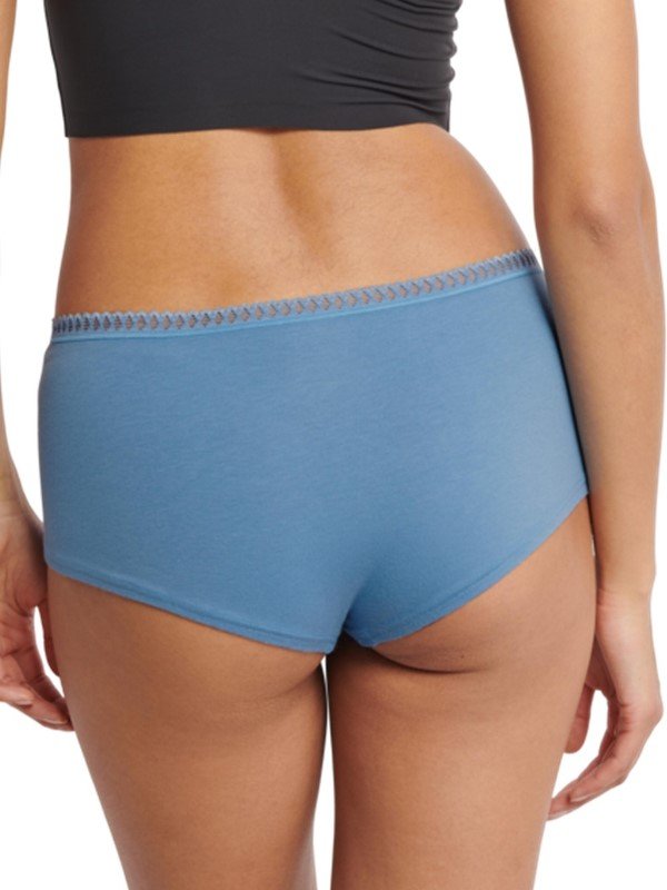 Sloggi Go Crush Short 3 τεμ. M010 Μπλε εμπριμέ/Πράσινο/Ραφ - Image 7