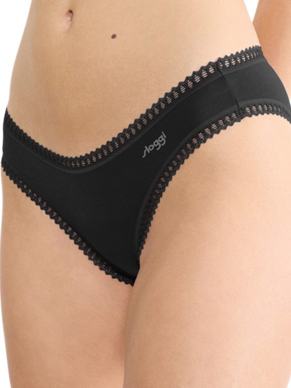 Sloggi Go Crush Mini 3 τεμ. 0004 Μαύρο/Μαύρο/Μαύρο - Image 4