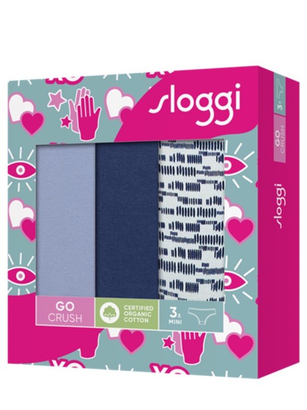 Sloggi Go Crush Mini 3 τεμ. V003 Μαρίν/Σιέλ/Εμπριμέ - Image 7