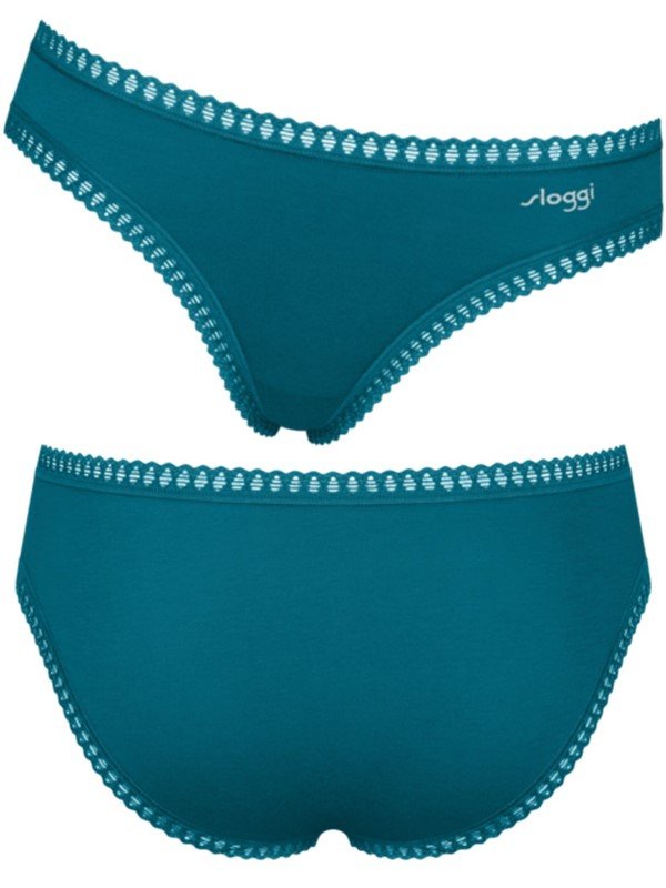 Sloggi Go Crush Mini 3 τεμ. V022 Πετρόλ/Γκρι/Εμπριμέ - Image 5