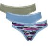 Sloggi Go Crush Mini 3 τεμ . M010  Μπλε εμπριμέ/Πράσινο/Ραφ
