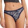 Sloggi Go Crush String 3 τεμ. M008 Μπλε/Εμπριμέ/Μαύρο - Image 3